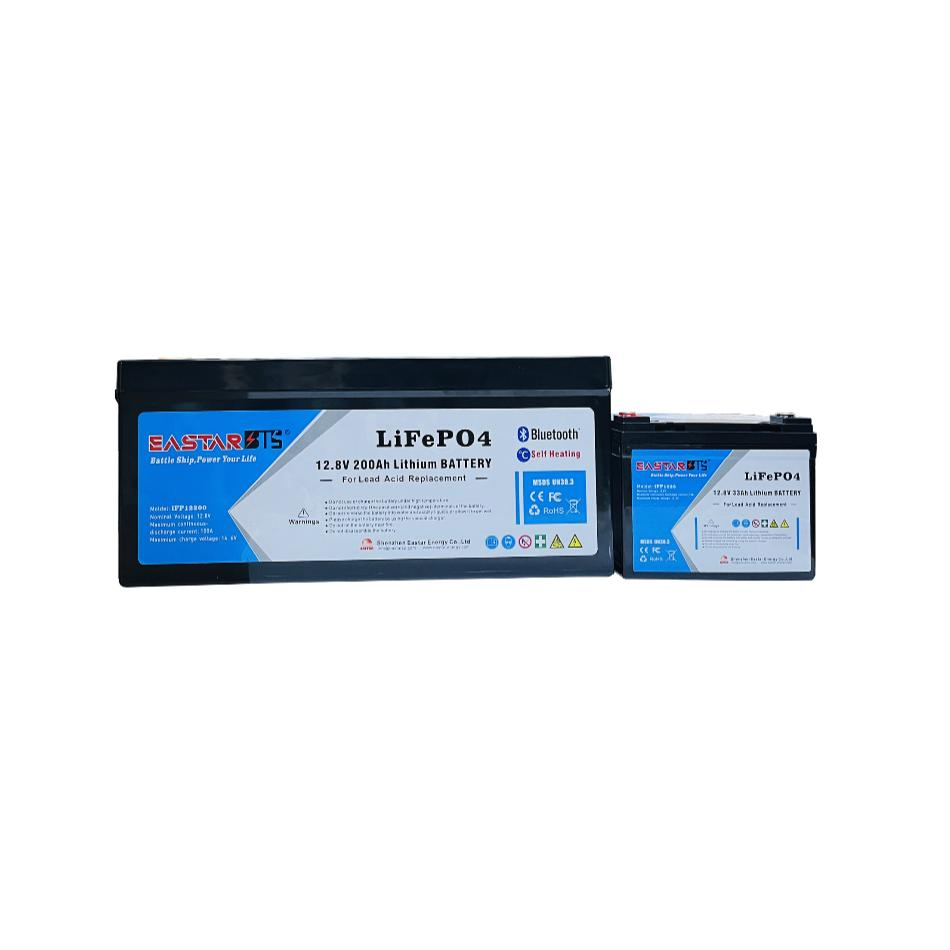 دورة عميقة 6000 أوقات LiFePO4 أنظمة تخزين الطاقة بالبطاريات 12V 200ah LiFePO4 حزمة بطارية مع نظام إدارة البطارية