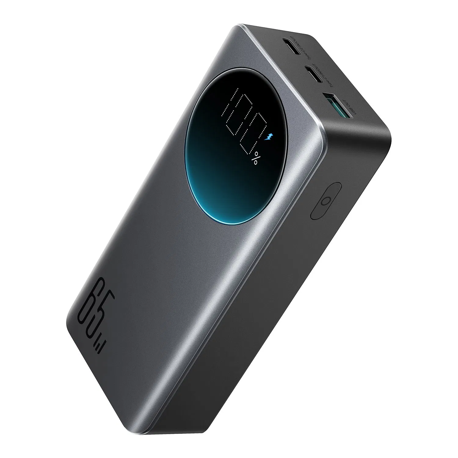 شاحن بطارية محمول عالي الجودة 65W شاحن سريع للغاية 30000mAh بنك طاقة بشاشة رقمية