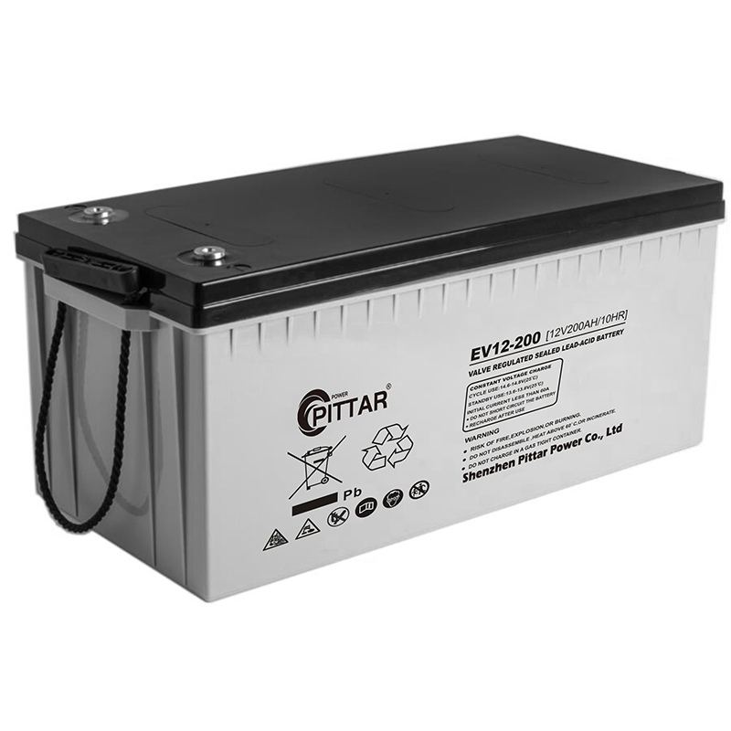 بطارية دراجة كهربائية خالية من الصيانة وعميقة الدورة للبيع الساخن 12V200ah للاستخدام في التخييم في المركبات الترفيهية