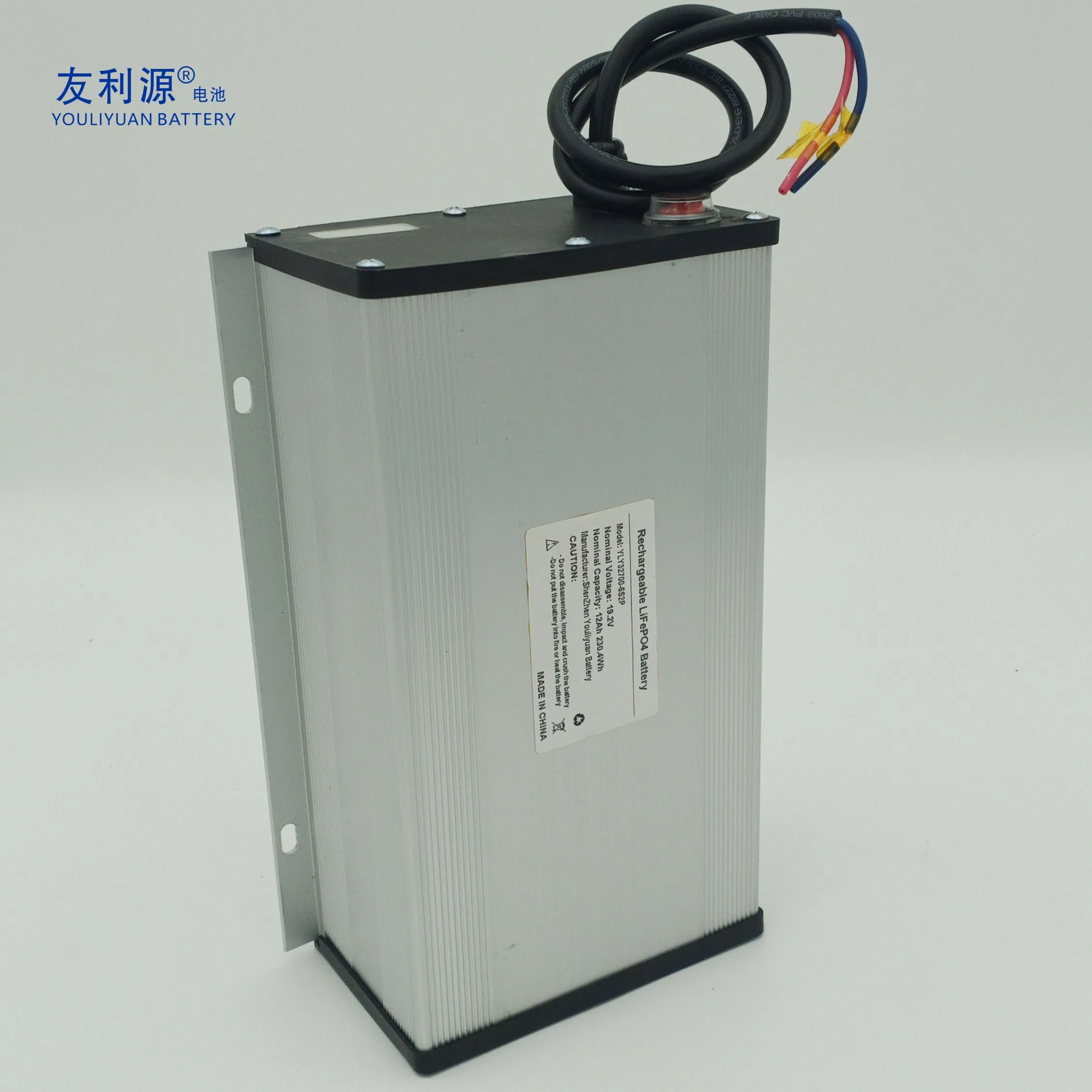 بطارية ليثيوم فوسفات الحديد العميق 19.2V 12ah تفريغ ذاتي منخفض 32700 LiFePO4 بطارية للدراجة الكهربائية أو السيارة أو الكارافان/RV/التخييم البحرية