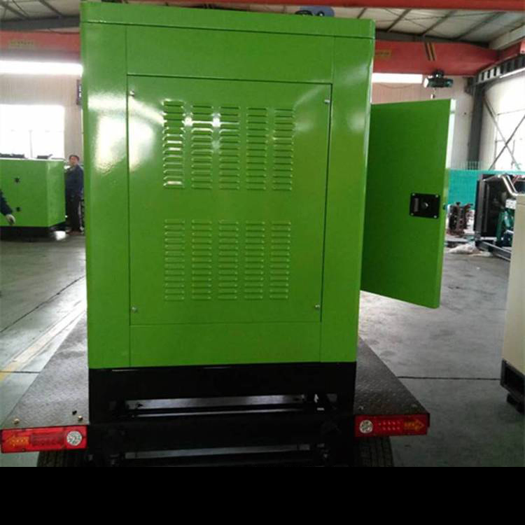 112kVA/90kw مولد ديزل محمول نوع مقطورة بمحرك شانغتشاي لتوليد الطاقة للطوارئ للمصانع والشركات لتوفير الطاقة في مواقع البناء الخارجية