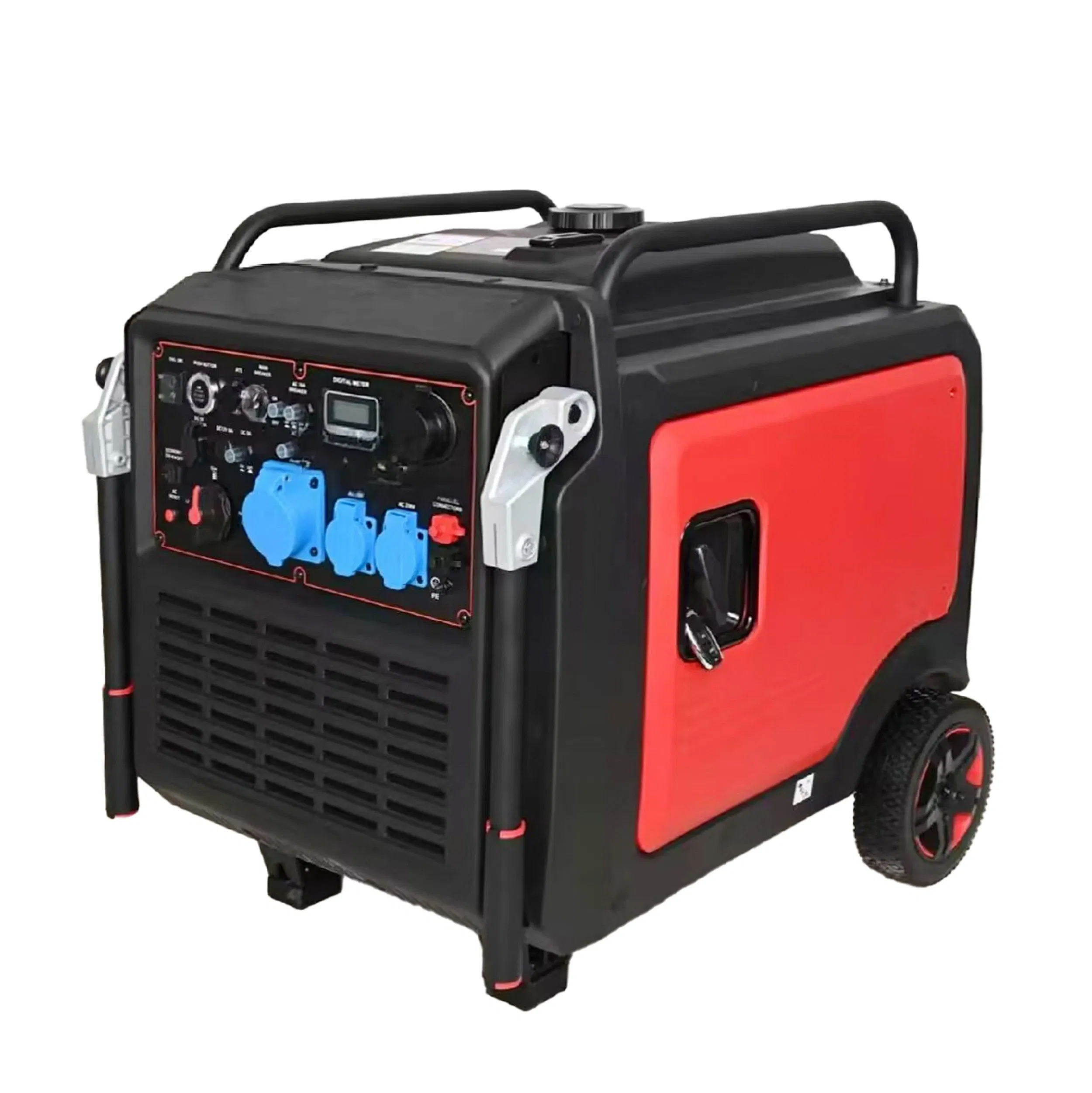 مولد غاز محمول صامت 2kVA 3kVA 4kVA 5kVA 6kVA 7kVA 8kVA 10kVA طاقة احتياطية خارجية وحالات الطوارئ للتخييم مولد مبرد بالهواء