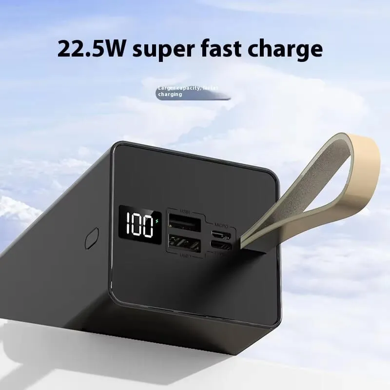 50000mAh بنك طاقة محمول لشحن الأجهزة، سعة عالية