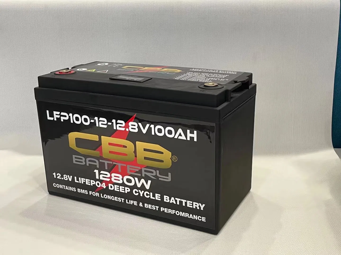 طاقة OEM LiFePO4 بطارية 12V 100ah بطاريات فوسفات الحديد الليثيوم ذات الدورة العميقة