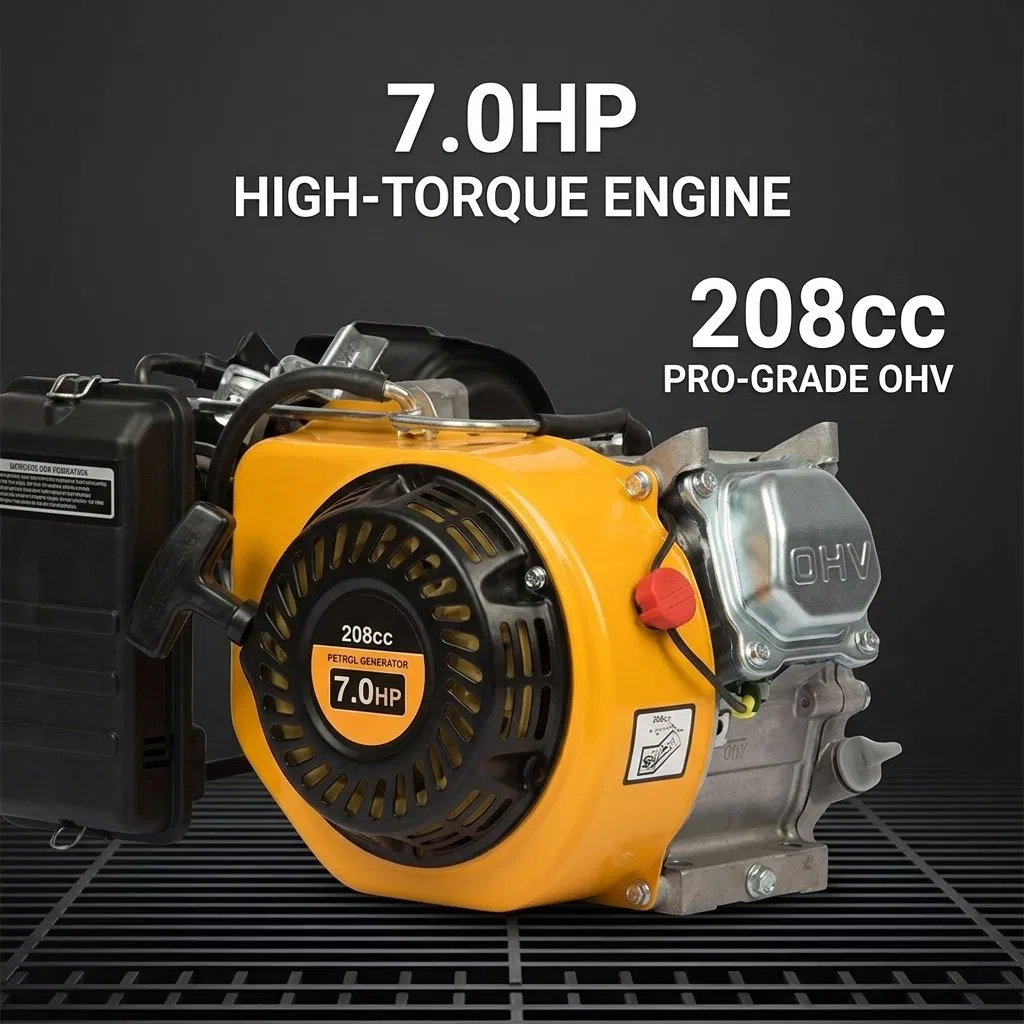 قيمة الطاقة 3kw 3000W سلك نحاسي نقي مولد بنزين محمول بدء كهربائي مولد طاقة للطوارئ المنزلية للبناء الخارجي والمزارع