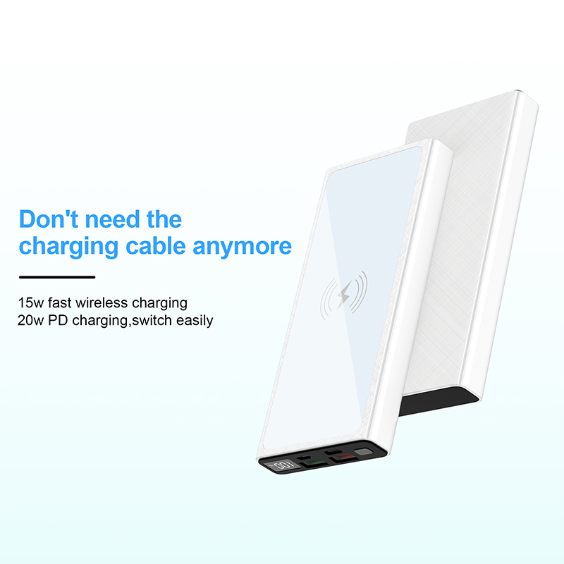 باقة بطارية مخصصة عالية السعة 10000mAh نوع-C بسعة 10000 مللي أمبير شاحن محمول باور بانك USB-C للهاتف