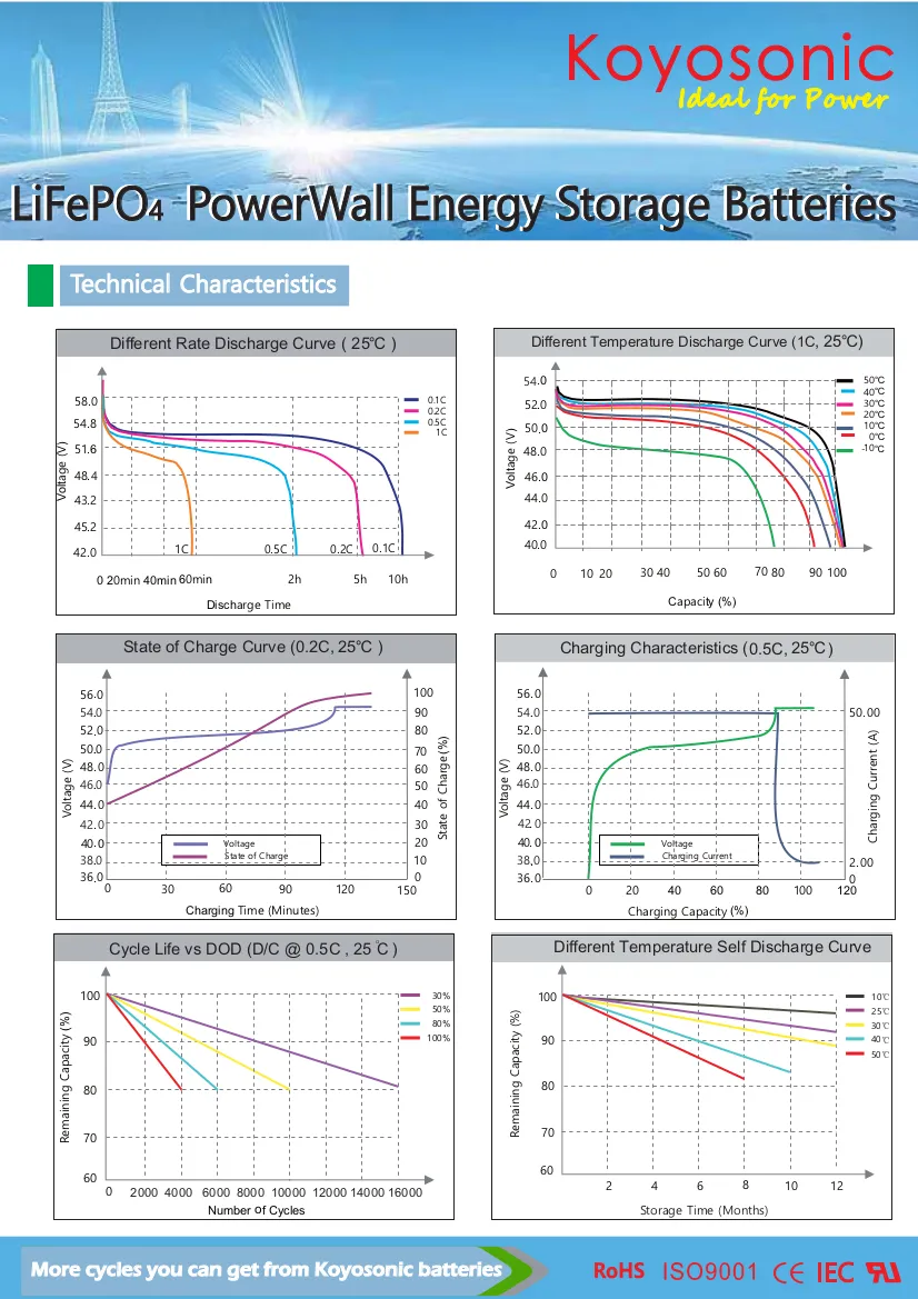 15kwh تصميم الماستر سلايف المكدس LiFePO4 نظام تخزين الطاقة المنزلية بالبطارية والعاكس