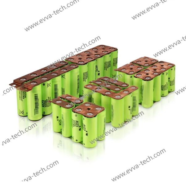 Anr26650m1b A123 26650 4s2p 13.2V 50ah 140A 200A LiFePO4 حزمة بطارية مع لوحة نحاسية لتخزين الطاقة