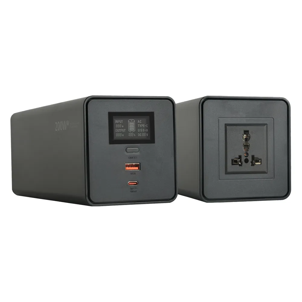 Ska200f 200W محطة طاقة محمولة 60000mAh سعة عالية 220V بنك طاقة خارجي للكمبيوتر المحمول والهاتف والتابلت