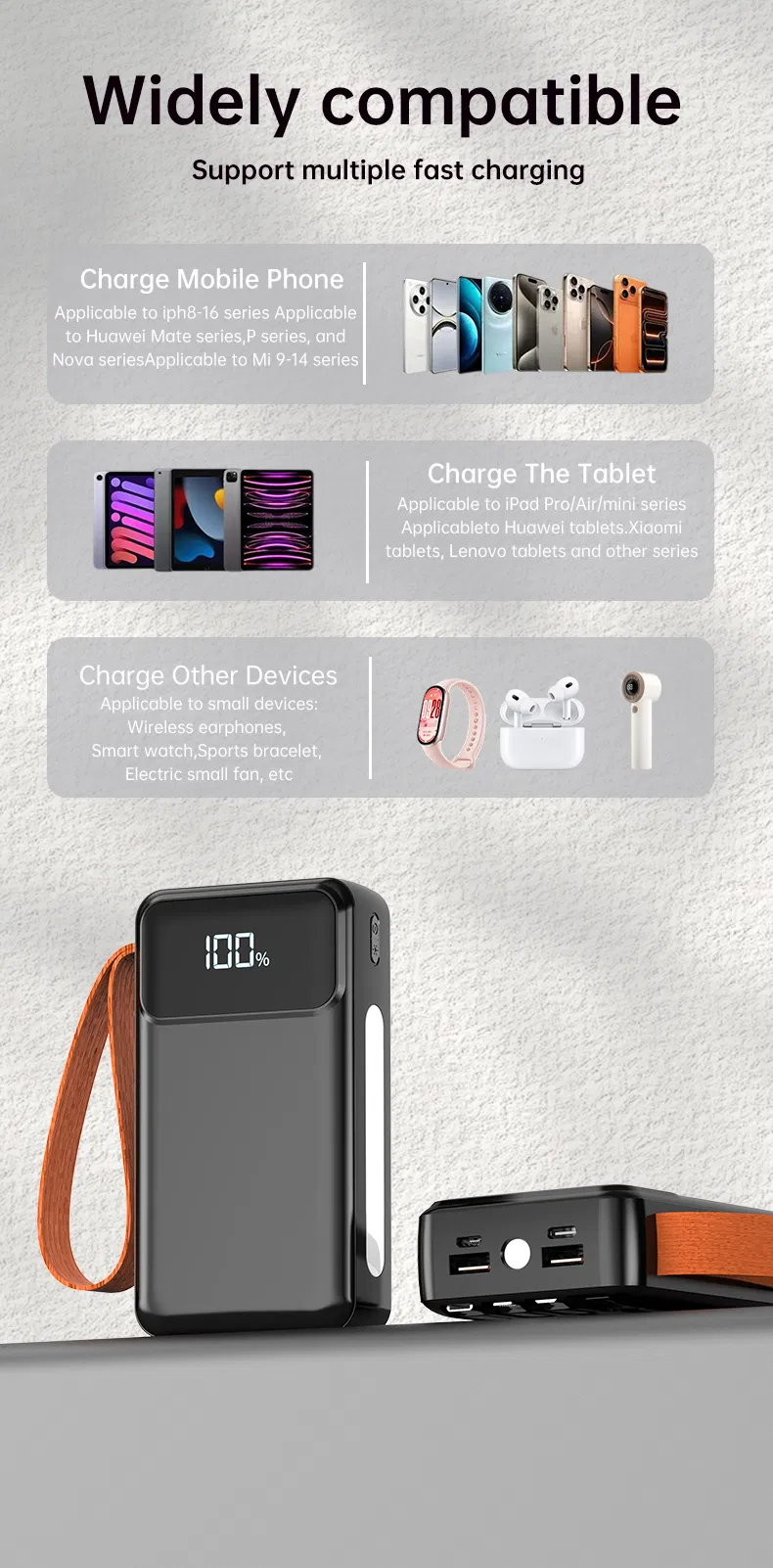 شاحن سريع 20000mAh