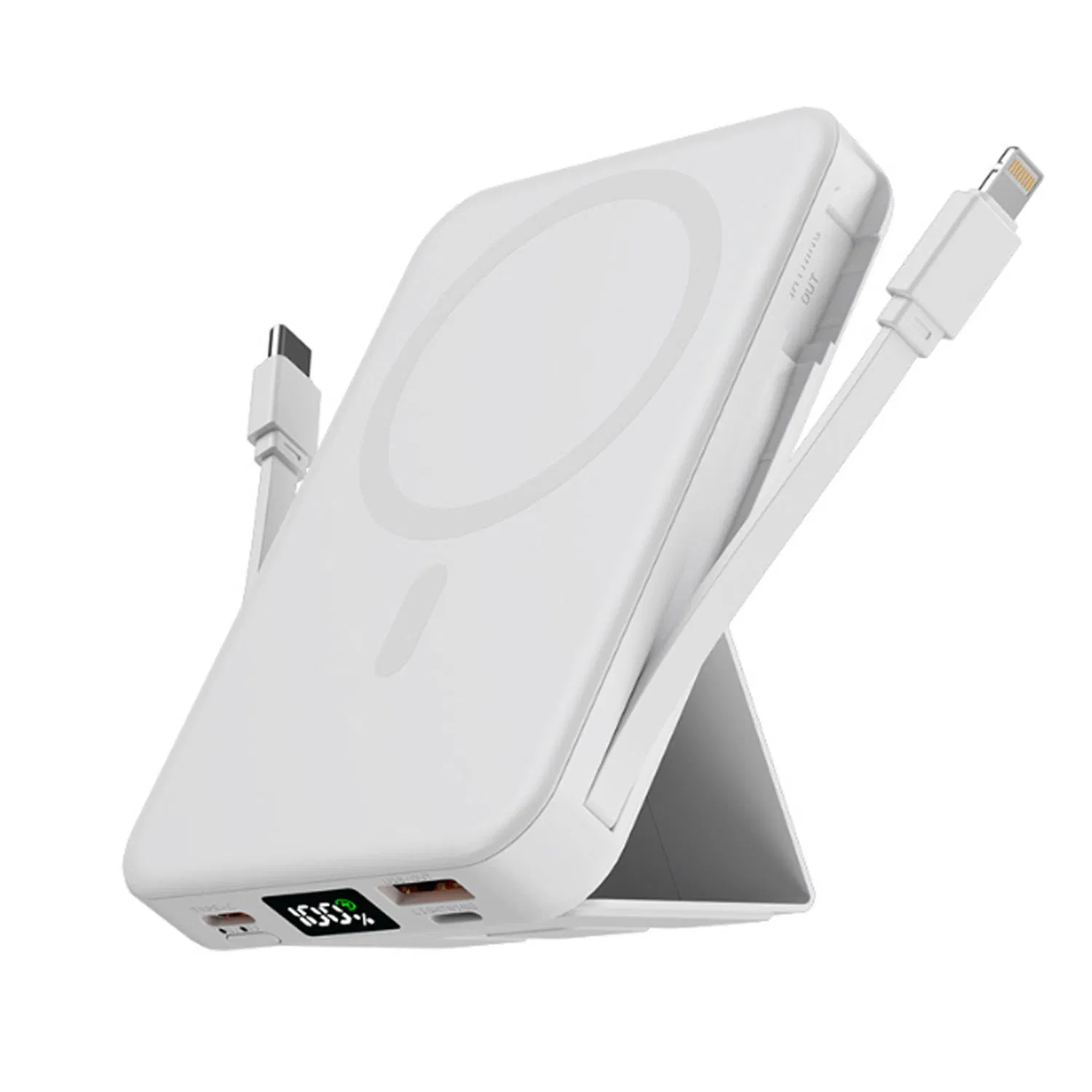 بيع ساخن 10000mAh 5in1 بنك طاقة مغناطيسي محمول