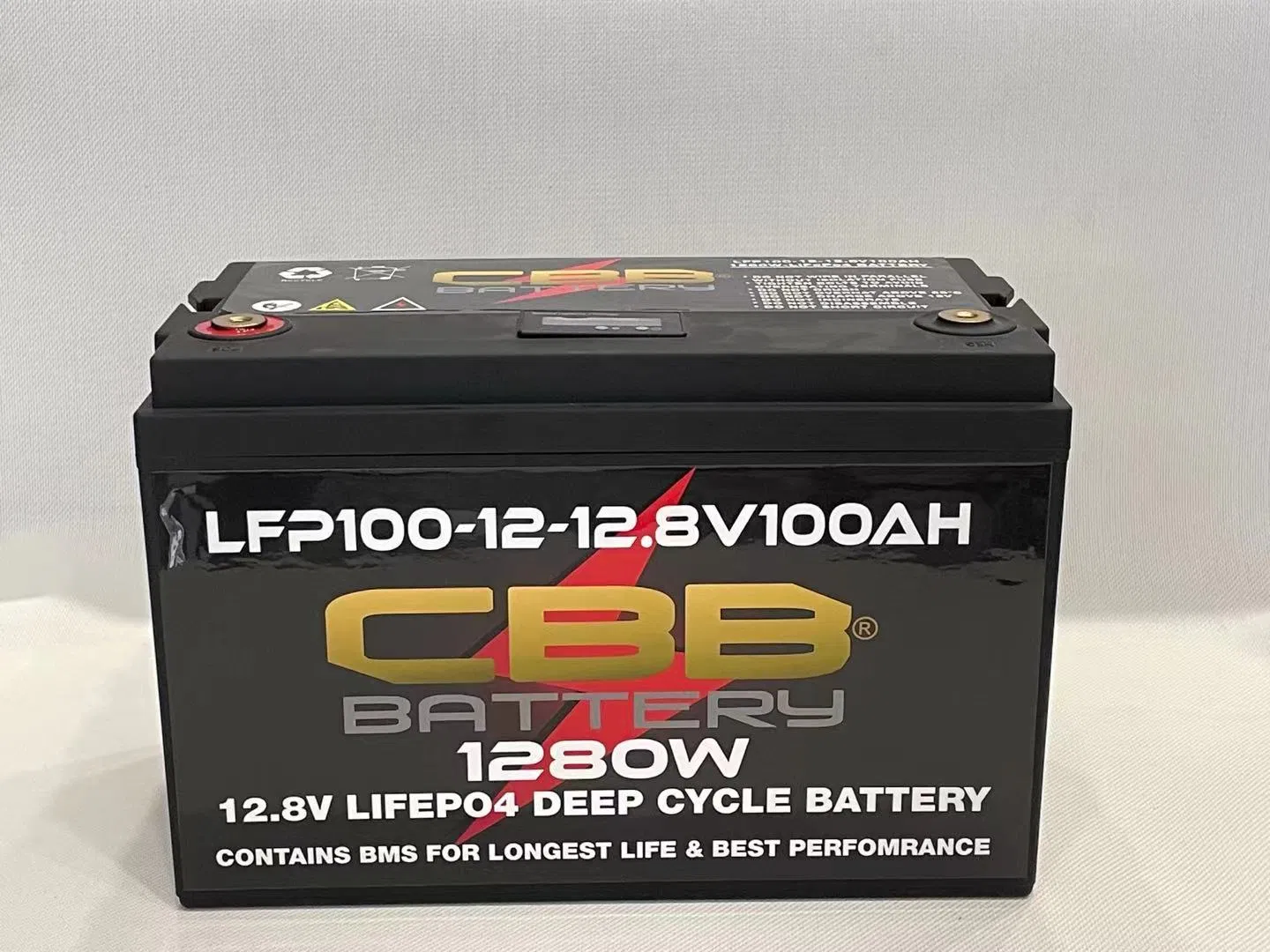 طاقة OEM LiFePO4 بطارية 12V 100ah بطاريات فوسفات الحديد الليثيوم ذات الدورة العميقة