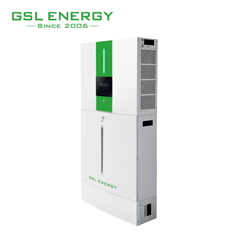وحدة جي إس إل للطاقة القابلة للتوسع الكل في واحد 6kw عاكس هجين شمسي 10kwh 20kwh 200ah 400ah LiFePO4 حزمة بطارية ليثيوم 48 فولت