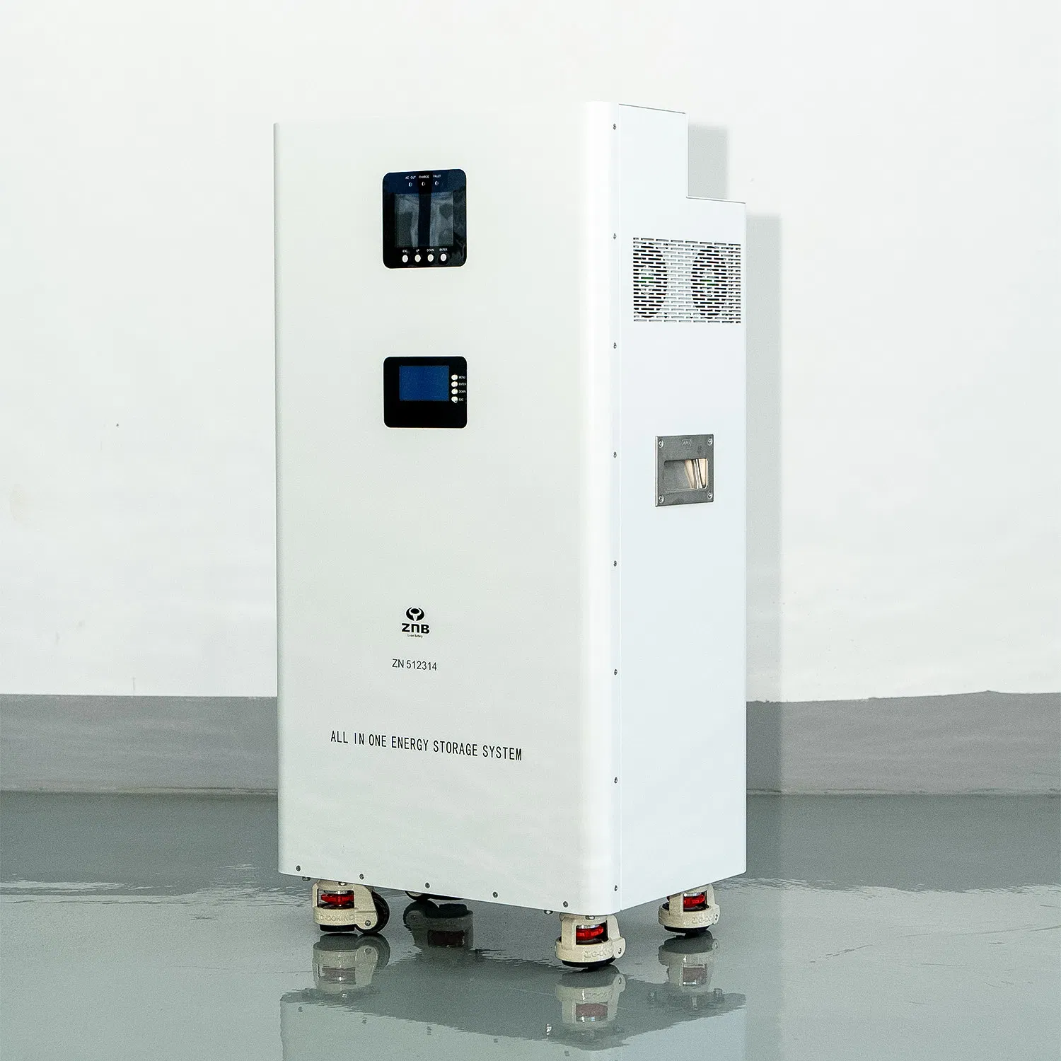 نظام تخزين الطاقة الشامل 51.2V 314ah 16kwh LiFePO4 5000W العاكس Zn512314-F5