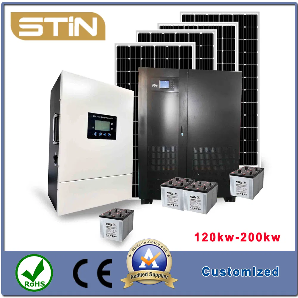 120kw 150kw 200kw مجموعات الطاقة الشمسية خارج الشبكة