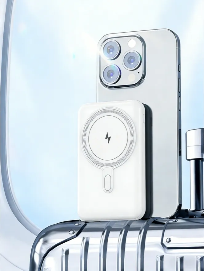 بيع ساخن 10000mAh 5in1 بنك طاقة مغناطيسي محمول