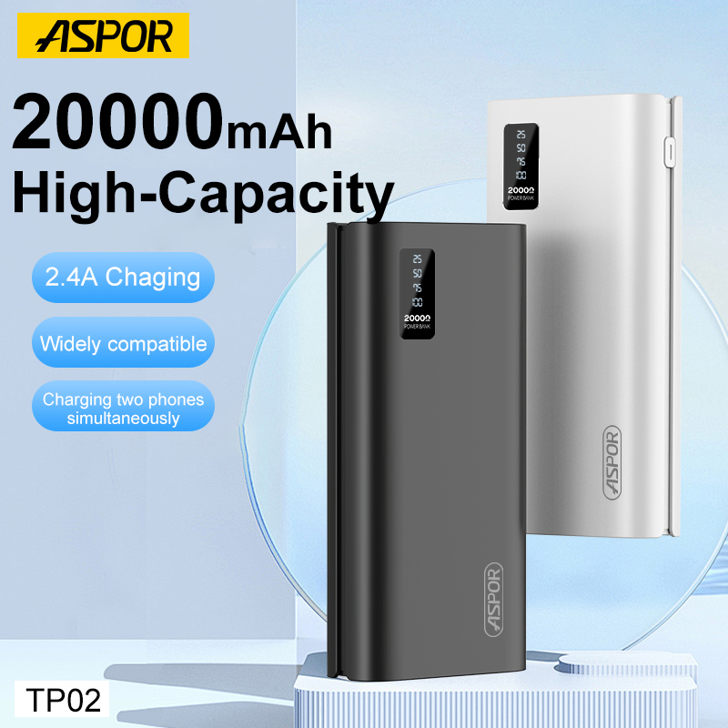 أسبور OEM ODM هاتف محمول بنك طاقة محمول 10000mAh 20000mAh 30000mAh