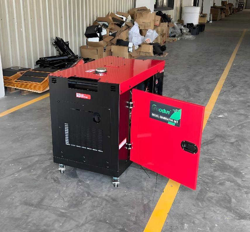 للاستخدام المنزلي طاقة احتياطية 10kw صامتة 3phase مولد ديزل