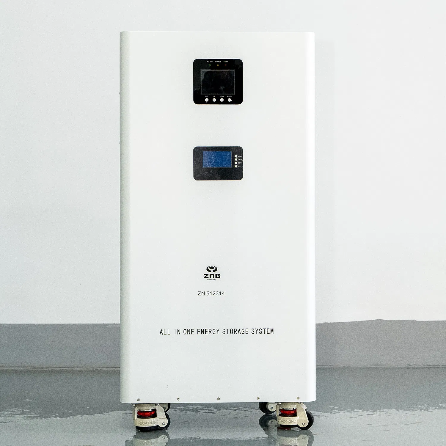 نظام تخزين الطاقة الشامل 51.2V 314ah 16kwh LiFePO4 8000W العاكس Zn512314-F8