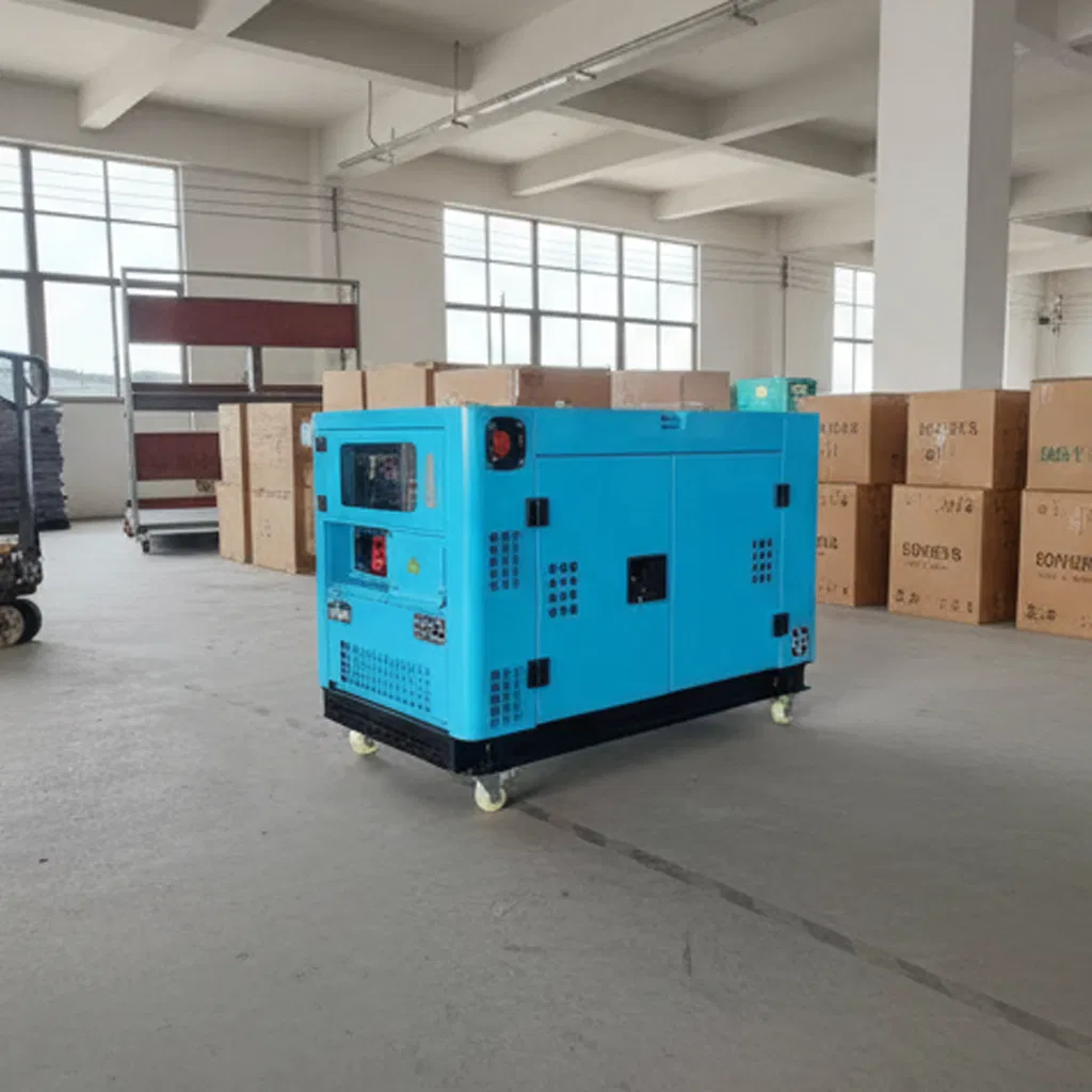 10kVA 15kVA 20kw 50kw مولد ديزل صغير صامت محمول 3 مجموعة مولدات طاقة احتياطية ثلاثية للمنزل والبحر بمحرك كمنز يوتشاي ويشاي