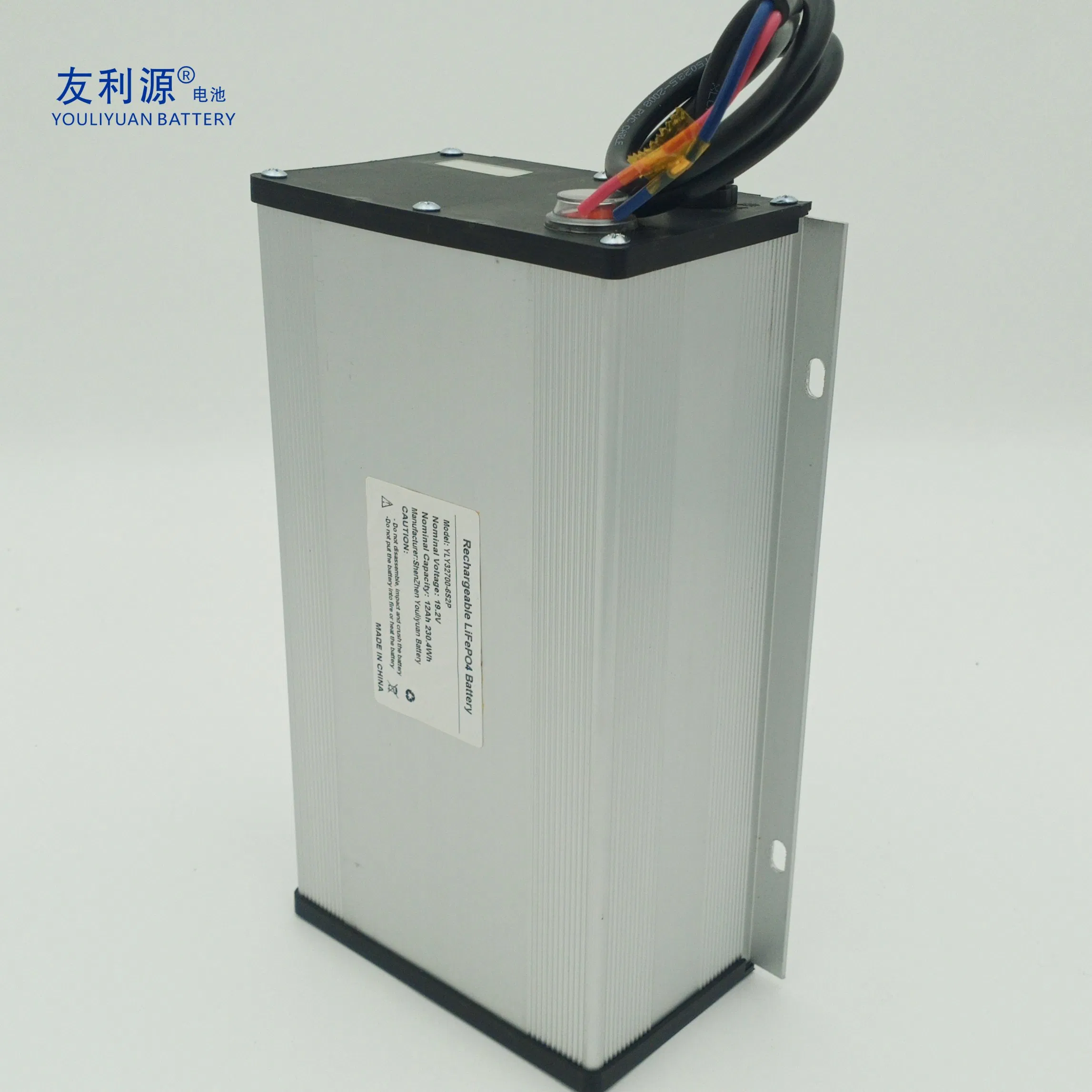 بطارية ليثيوم فوسفات الحديد العميق 19.2V 12ah تفريغ ذاتي منخفض 32700 LiFePO4 بطارية للدراجة الكهربائية أو السيارة أو الكارافان/RV/التخييم البحرية