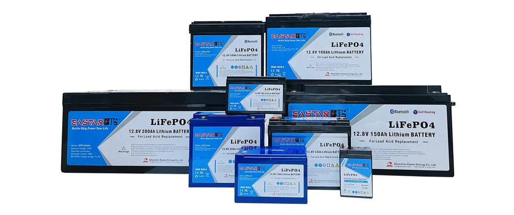 دورة عميقة 6000 أوقات LiFePO4 أنظمة تخزين الطاقة بالبطاريات 12V 200ah LiFePO4 حزمة بطارية مع نظام إدارة البطارية