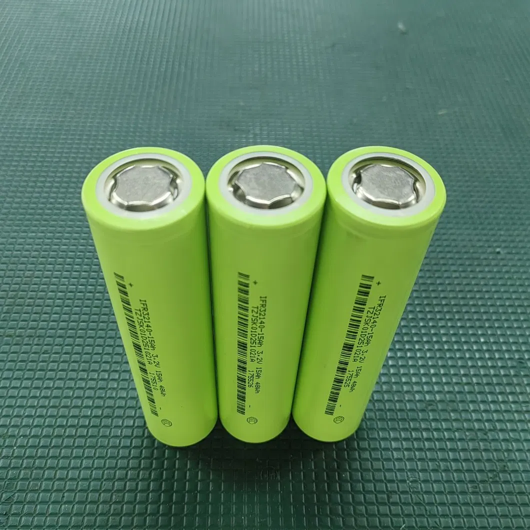 3.2V 15ah 32140 LiFePO4 خلية بطارية للمركبات الكهربائية، أنظمة الطاقة الشمسية، البحرية، ومعدات التخييم