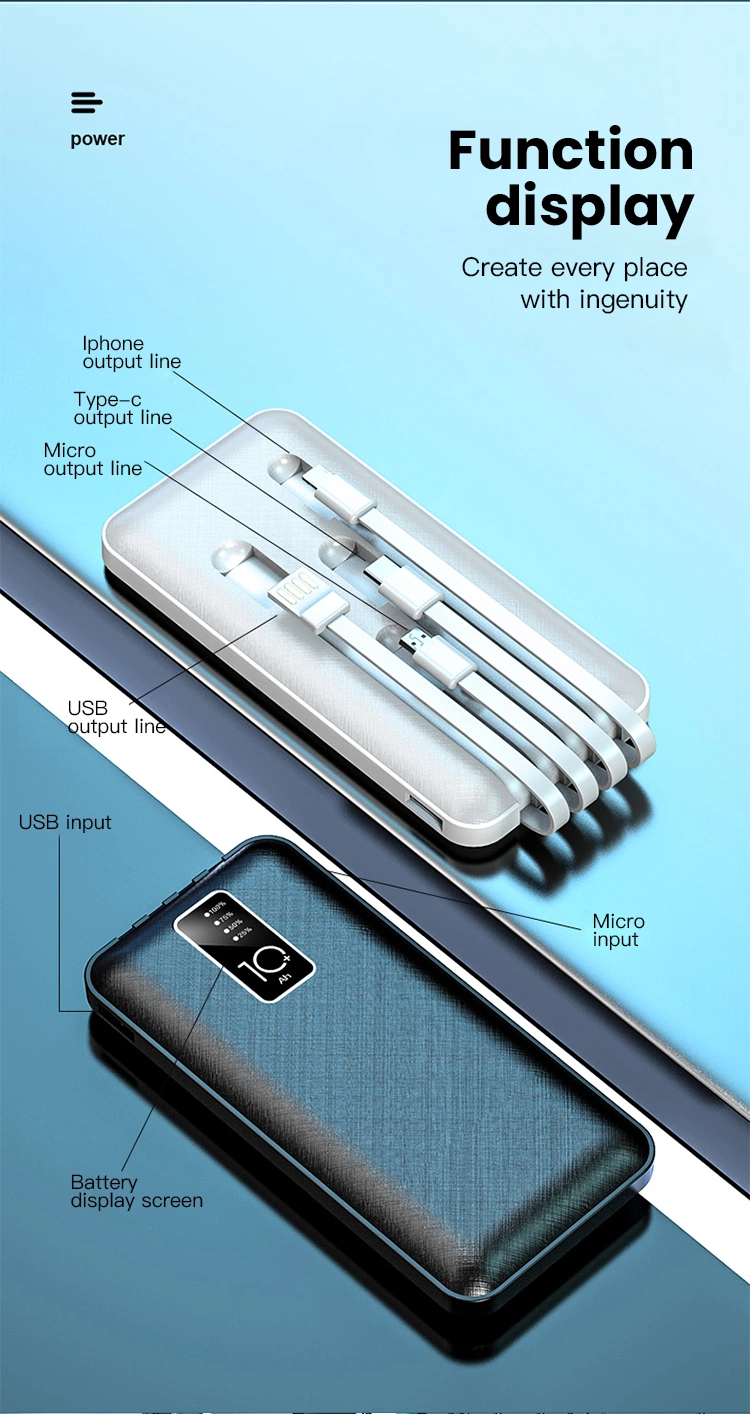 شاحن سريع 10000mAh بنك طاقة