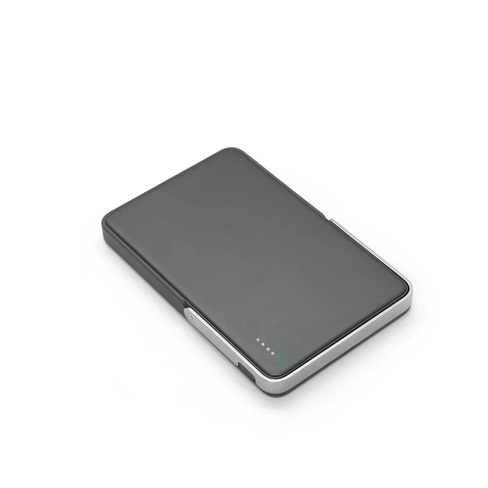 5000mAh بنك طاقة رقيق مع حامل بنك طاقة لاسلكي مغناطيسي محمول لملحقات الهاتف المحمول