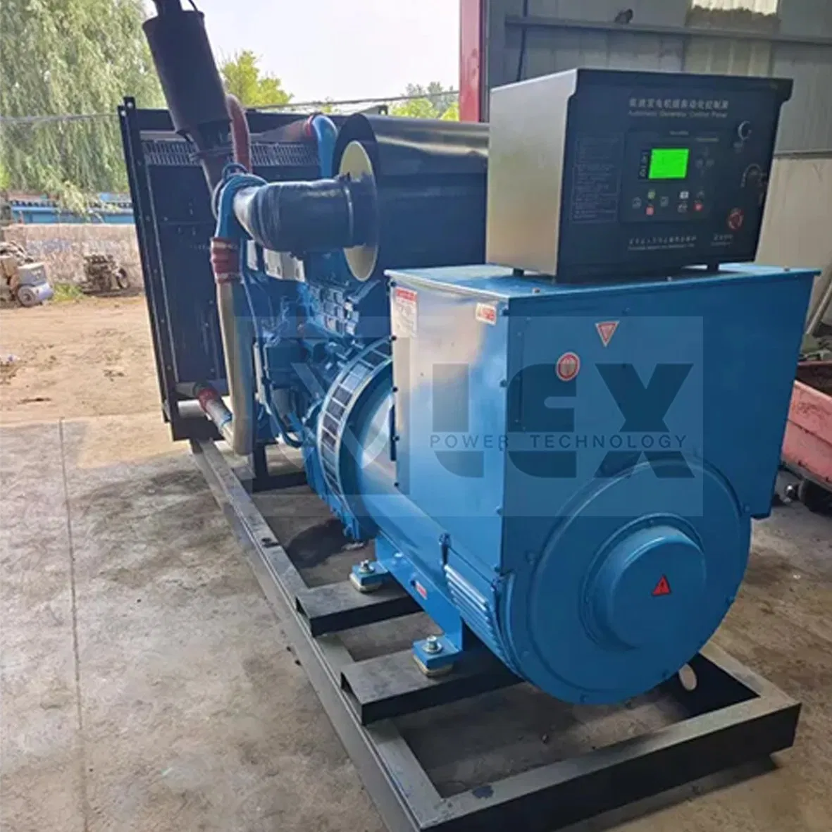 مولد ديزل مجموعة طاقة طوارئ خارجية جودة جيدة علامة يوتشاي 600kw 750kVA فتح 220V/380V