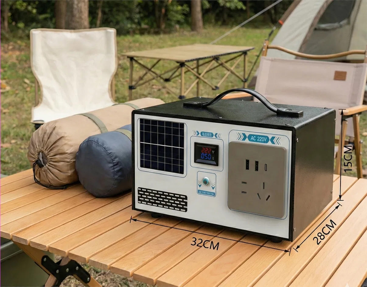 محطة طاقة 300W بطارية مولد شمسي 12.8V LiFePO4 للاستخدام في الرحلات الخارجية الممتدة وحالات الطوارئ