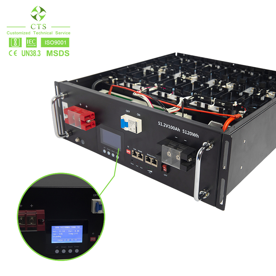 بطارية شمسية عالية الجودة 24V 48V 5kw 10kw 15kw 20kw LiFePO4 بطارية 200ah 100ah حزمة لتخزين الطاقة