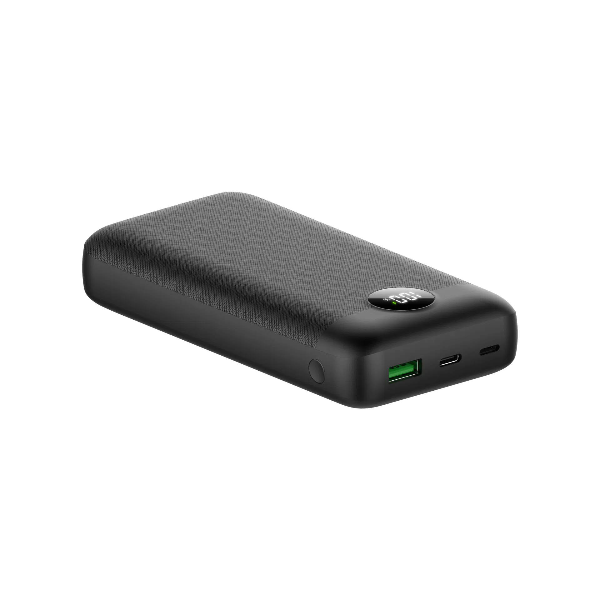 بنك طاقة بالجملة OEM بسعة عالية وشحن سريع 20000mAh Pd 22.5W 25W 30W بنك طاقة، شاحن محمول بلون علامة تجارية مخصص