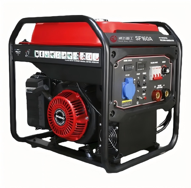 طوارئ طاقم مكيف هواء أحادي الطور خارجي بنزين للتخييم 8.0-8.5kw مولد ديزل