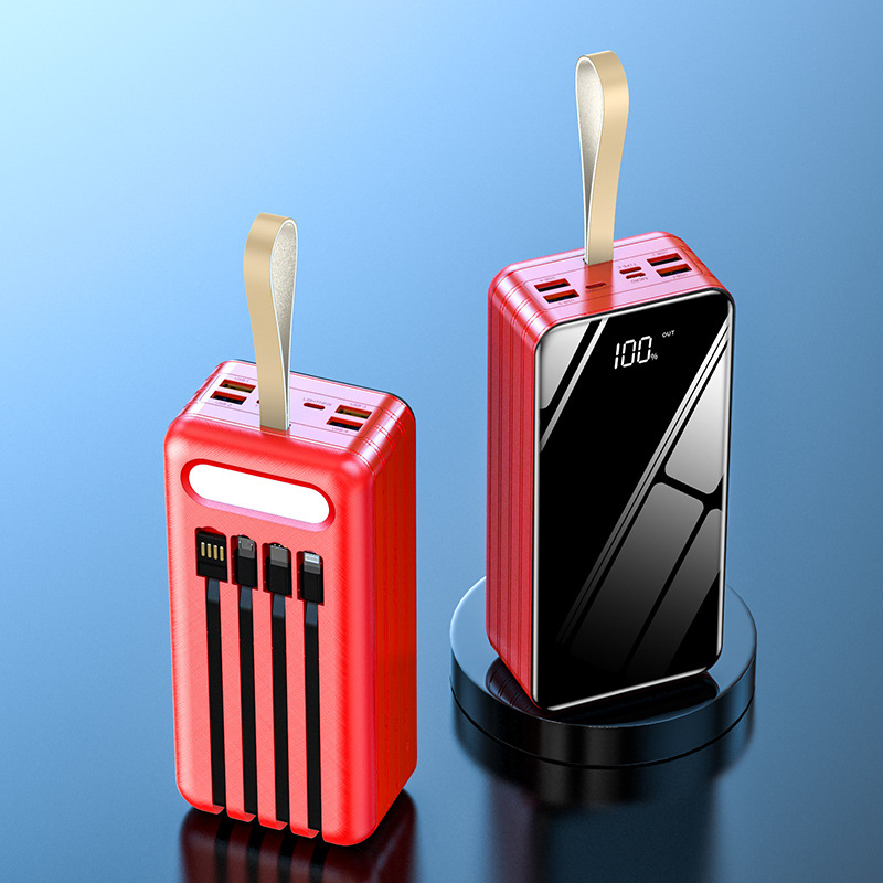 شاحن محمول للبيع الساخن 50000mAh محطة شحن لاسلكية مغناطيسية مع شعار مخصص هدية OEM 20W بنك طاقة سريع الشحن