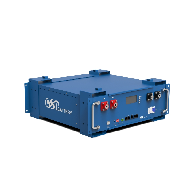 أفكار منتجات جديدة سيارة كهربائية مقاومة للبرد 48V100ah-Rack نوع بطارية LFP للتخييم