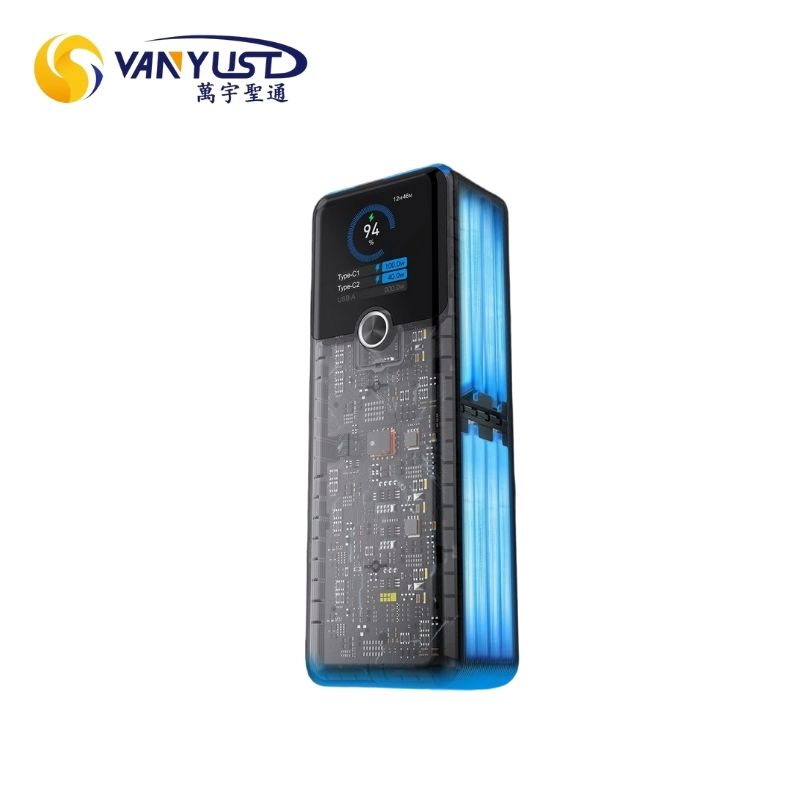 البنك 140W 20000mAh بنك طاقة عالي السعة شحن فائق السرعة شاحن محمول شاشة ذكية TFT بنك طاقة للكمبيوتر المحمول المحمول مع شهادة CCC 3c