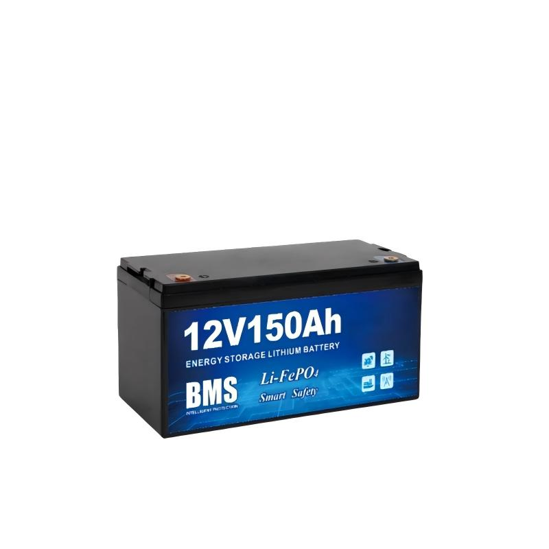سعر المصنع 12V 50ah LiFePO4 بطاريات حمض الرصاص القابلة لإعادة الشحن بطارية فوسفات الحديد الليثيوم مع نظام إدارة البطارية لليخوت والغولف