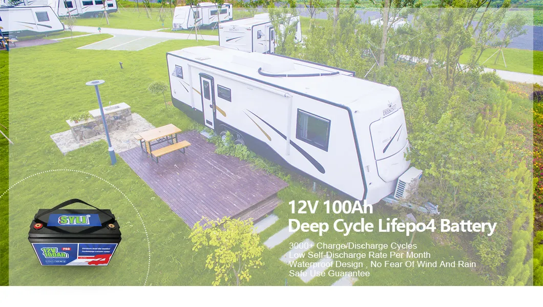 12V 100ah بطارية قابلة لإعادة الشحن من نوع الدورات العميقة LiFePO4 فوسفات الحديد الليثيوم مع شهادة CE