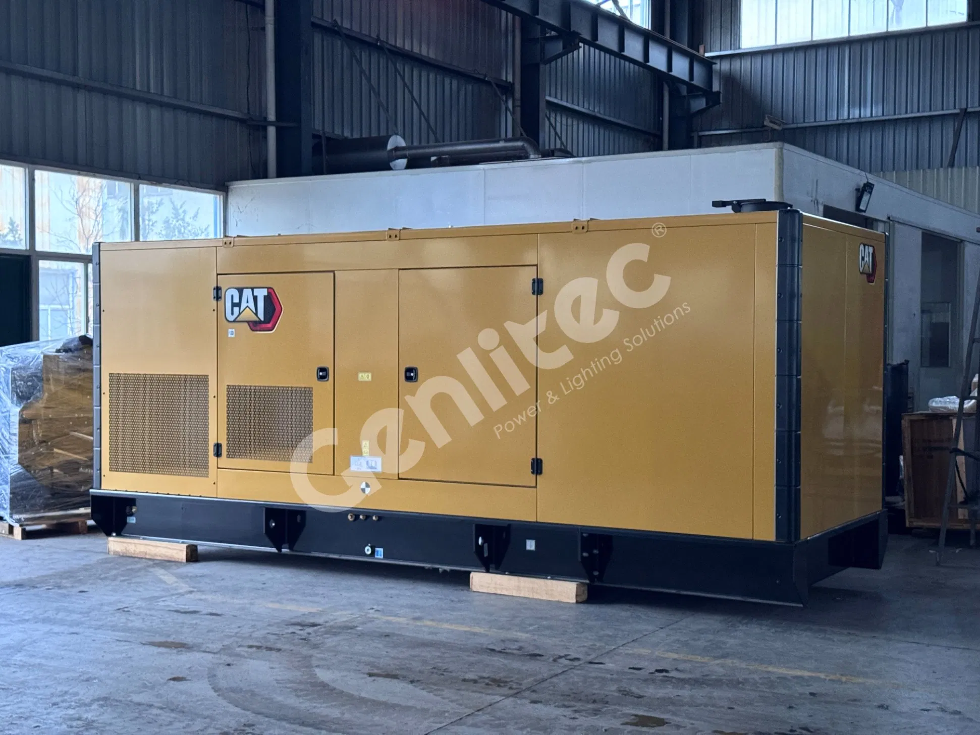 Caterpillar Cat De780e0 Diesel Generator Set 780kVA Standby Power Industrial Backup Generator