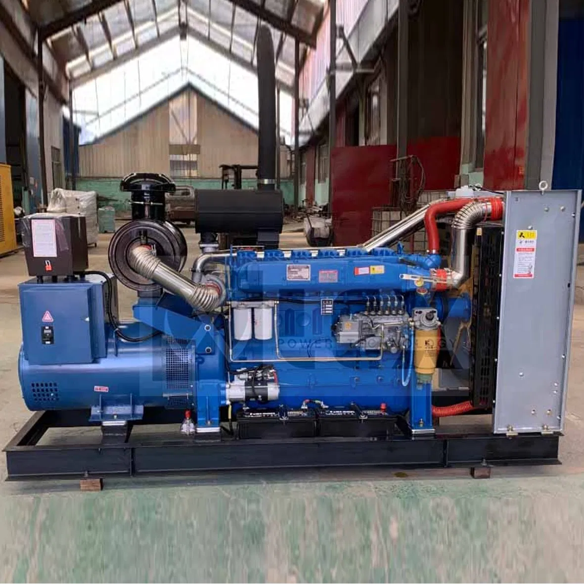 مولد ديزل مجموعة طاقة طوارئ خارجية جودة جيدة علامة يوتشاي 600kw 750kVA فتح 220V/380V