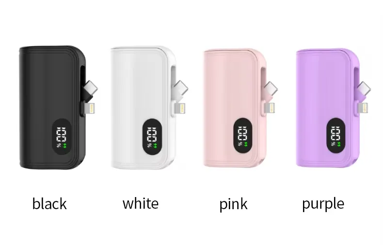 شعار مخصص بنك طاقة صغير فائق النحافة محمول في الهواء الطلق 5000mAh