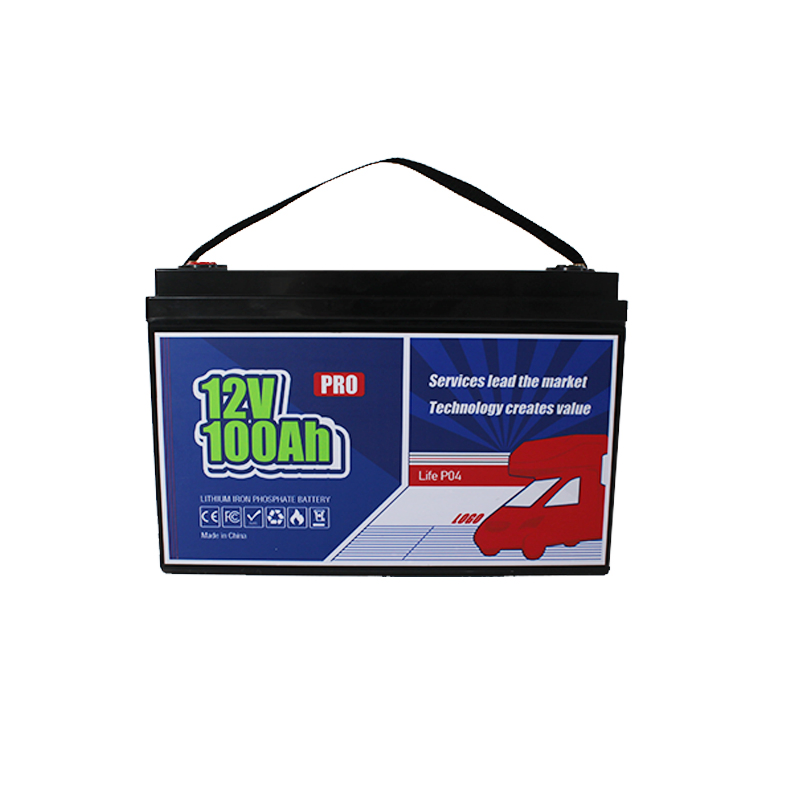 12V 100ah بطارية قابلة لإعادة الشحن من نوع الدورات العميقة LiFePO4 فوسفات الحديد الليثيوم مع شهادة CE