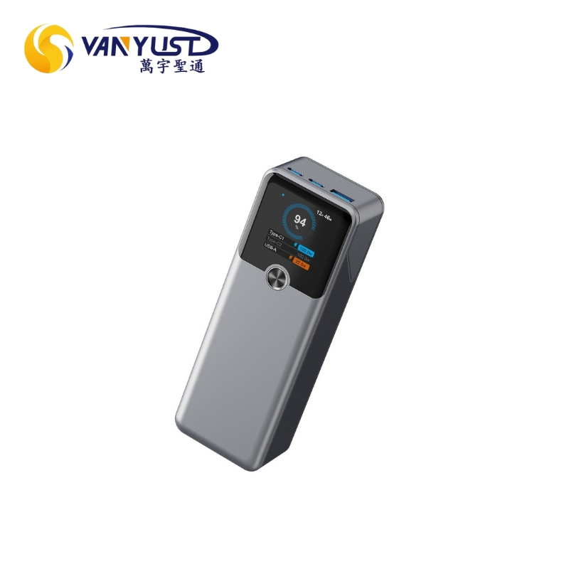 البنك 140W 20000mAh بنك طاقة عالي السعة شحن فائق السرعة شاحن محمول شاشة ذكية TFT بنك طاقة للكمبيوتر المحمول المحمول مع شهادة CCC 3c