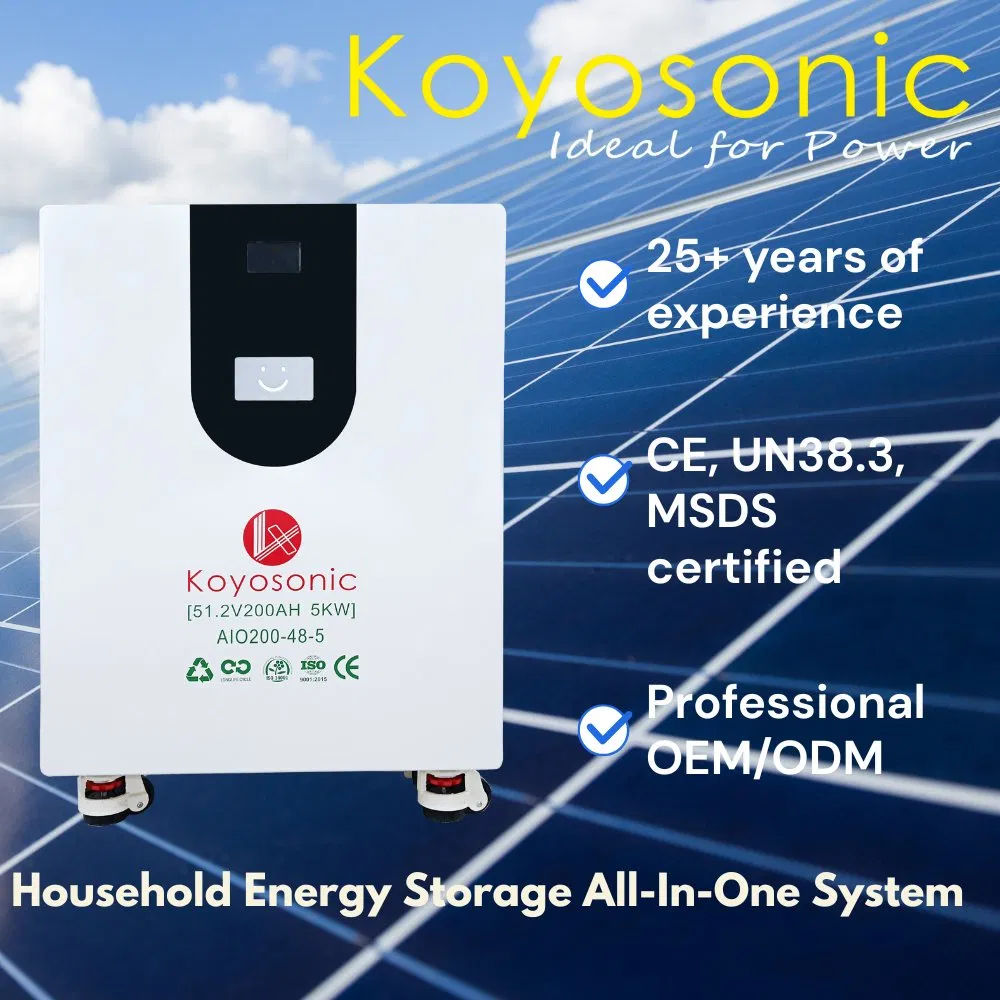 2kwh نظام بطارية العاكس الشمسي خارج الشبكة نظام العاكس الهجين