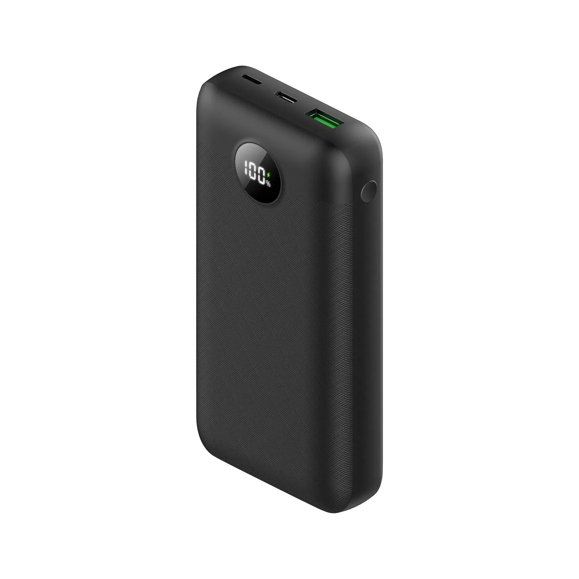 بنك طاقة بالجملة OEM بسعة عالية وشحن سريع 20000mAh Pd 22.5W 25W 30W بنك طاقة، شاحن محمول بلون علامة تجارية مخصص