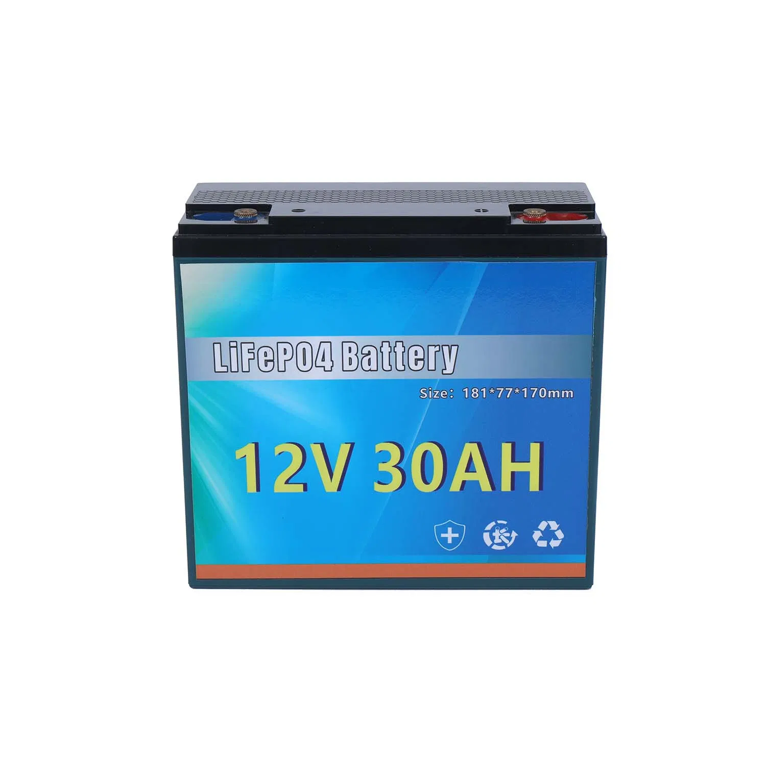 حزمة بطارية صديقة للبيئة 12V LiFePO4 للطاقة الشمسية