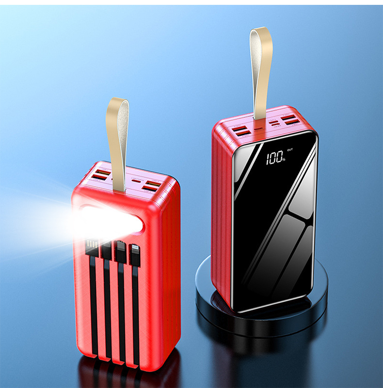 شاحن محمول للبيع الساخن 50000mAh محطة شحن لاسلكية مغناطيسية مع شعار مخصص هدية OEM 20W بنك طاقة سريع الشحن