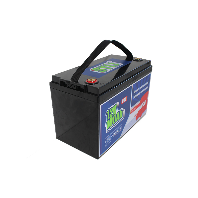 12V 100ah بطارية قابلة لإعادة الشحن من نوع الدورات العميقة LiFePO4 فوسفات الحديد الليثيوم مع شهادة CE