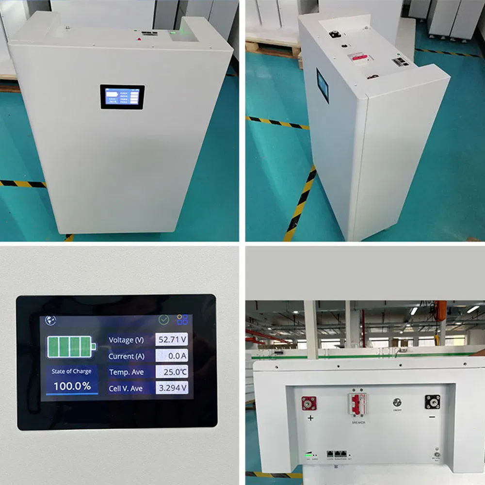 51.2V 314ah بطارية فوسفات الحديد الليثيوم لتخزين الطاقة الشمسية المنزلية 15kwh نظام إدارة الطاقة الذكي جاهز للاستخدام خارج الشبكة CE/RoHS